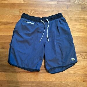 Vuori Banks 7” Shorts Men’s Small Navy Blue